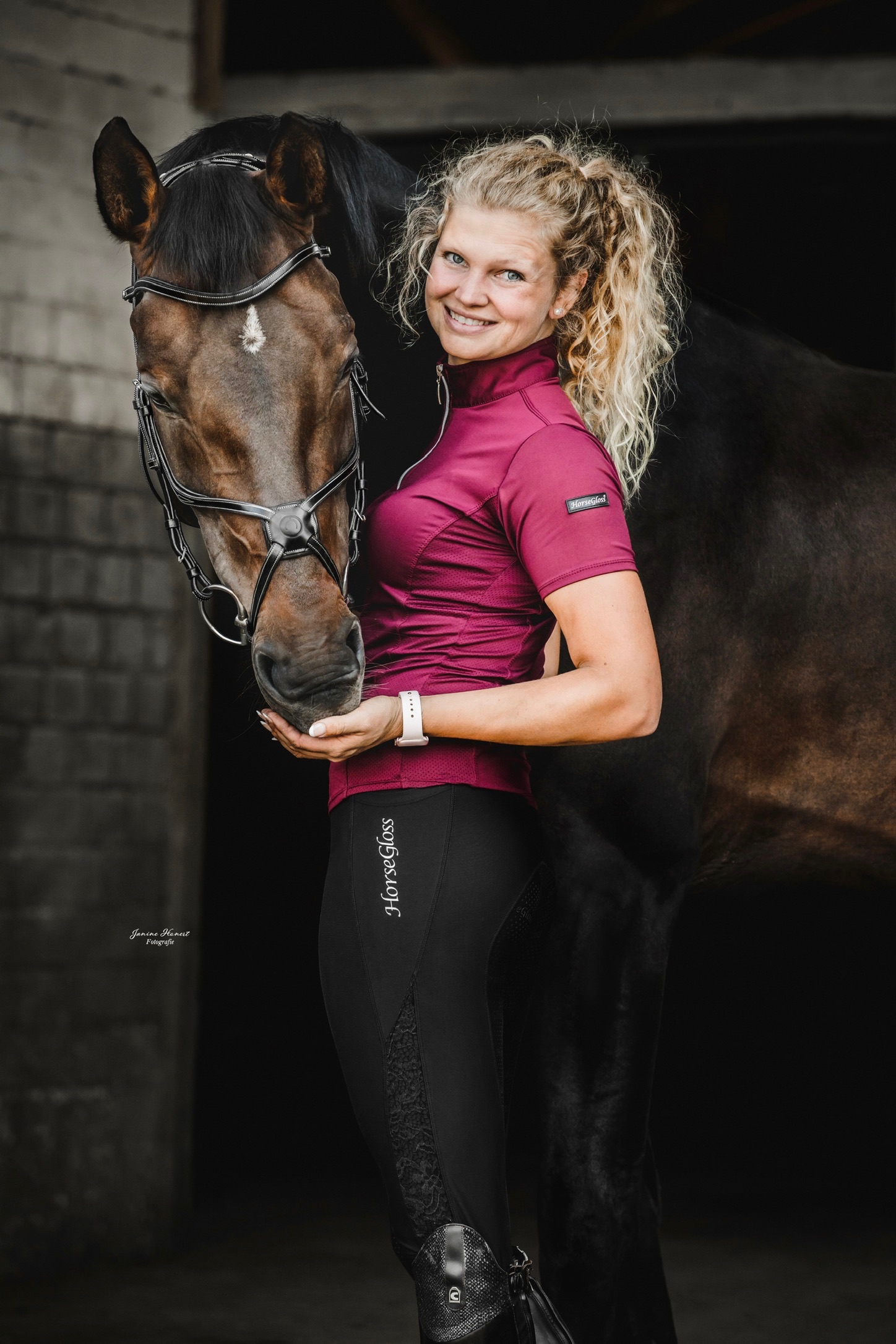 Valerie Kampe with horse