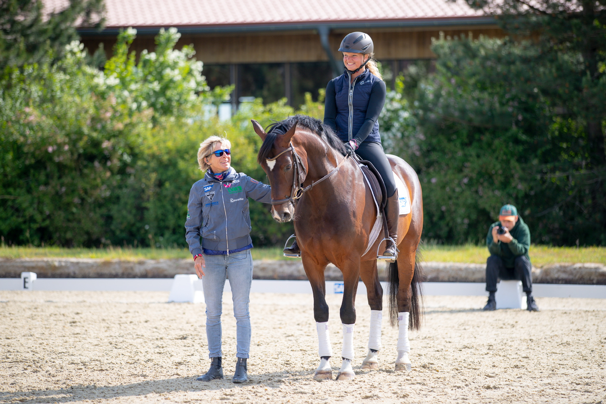 Valerie Kampe and Ingrid Klimke